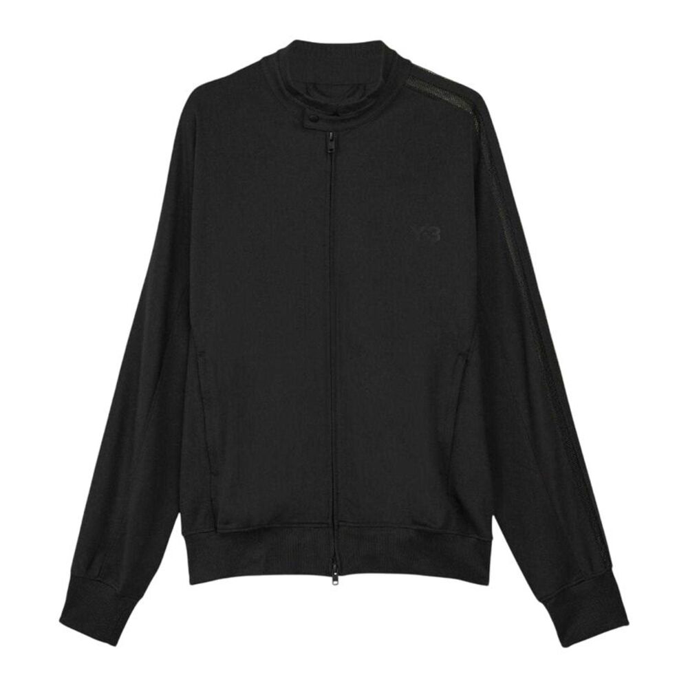 Y-3 Mens Polyamide Long-Sleeved Track Top / Black